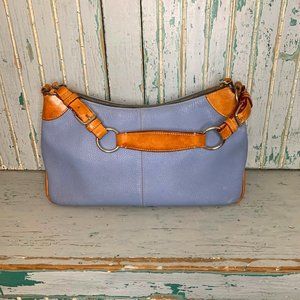 Cute Blue Dooney & Bourke Purse with Pebbled Leather